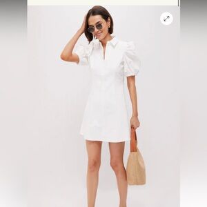 White Mini Dress- Hyacinth House